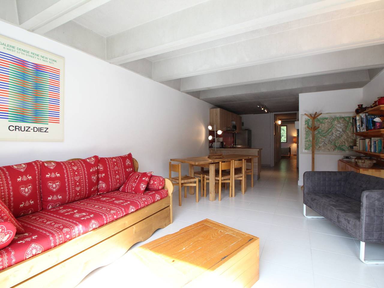 Entire apartment, Renovated 3-Room Apartment for 8 People, 50m from Slopes - Cassiopée Residence, Flaine Forum in Flaine, Arâches-la-Frasse