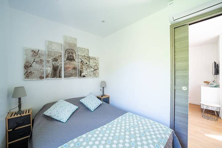 Appartement entier, Le Nid des Thermes - Climatisé vue montagne in Amélie-les-Bains-Palalda, Région de Céret
