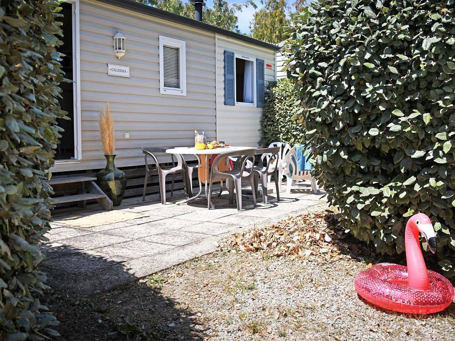Camping Les Castors - Mobile home 4 persons - Argentella 31 m², air-conditioned, 2 bedrooms in Calvi, Calvi region