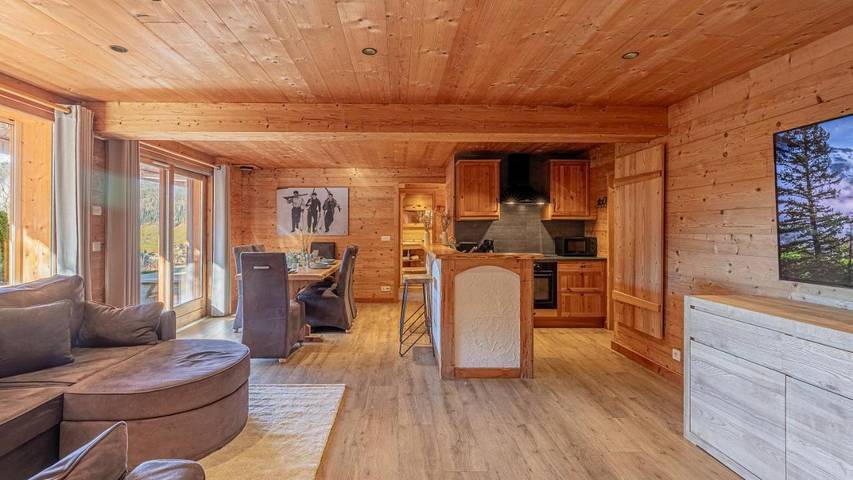 Gîte pour 6 personnes, avec vue et terrasse dans Office de Tourisme du Grand Bornand - 2