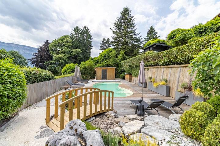 Gîte pour 2 personnes, avec jacuzzi et sauna ainsi que piscine et terrasse à Novalaise - 3