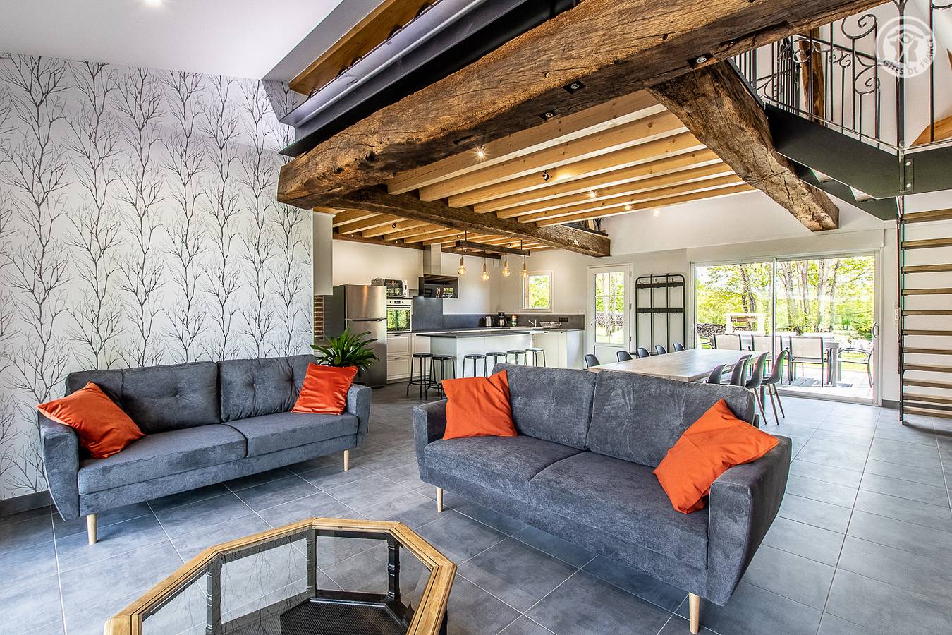 Gîte for 10 personer med terrasse in Saint-Usuge, Louhans region