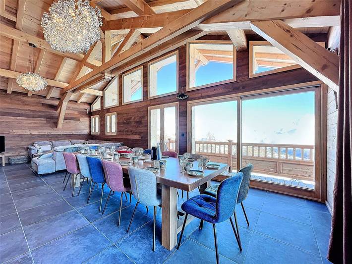 Chalet pour 14 personnes, avec sauna et balcon dans Le Corbier - 2