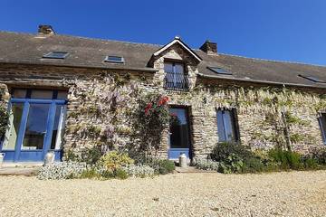 Gîte pour 6 personnes, avec jardin et terrasse à Ruffiac