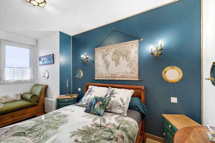 Guest Room 'Cap'tain Cook' with Wi-Fi in Caurel, Guingamp region