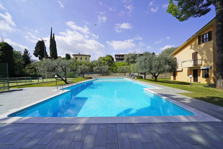 Ferienwohnung für 3 Personen, mit Balkon und Garten sowie Pool in Moniga del Garda - 4