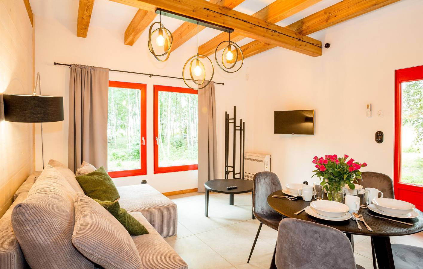 Ferienhaus für 5 Personen mit Terrasse in Rowy, Garder See (Polen)
