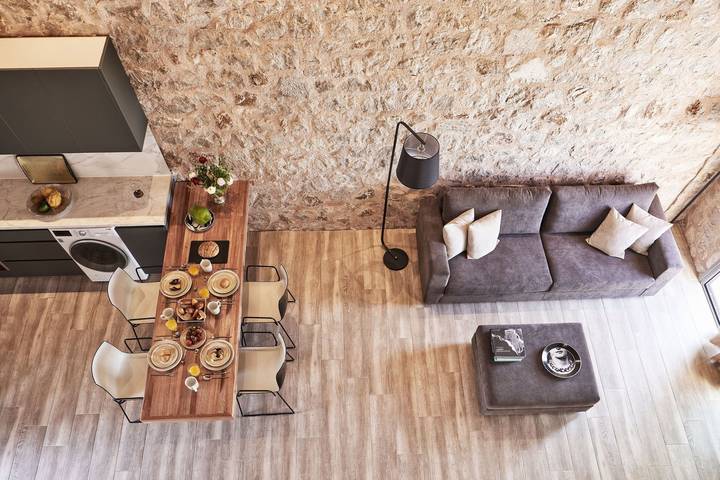 Ferienhaus für 7 Personen, mit Meerblick und Balkon sowie Garten und Pool in Koskinou - 3