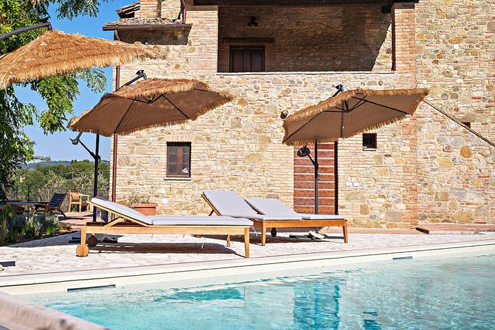 Villa « San Biagio – Luxury » avec vue sur le lac, Wi-Fi et climatisation in Città della Pieve, Province de Pérouse