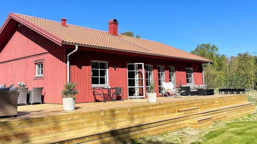 Ferienhaus für 7 Personen, mit Sauna, mit Haustier