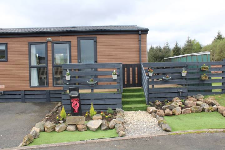 Haggis Lodge at Three Lochs Holiday Park in Dumfries und Galloway