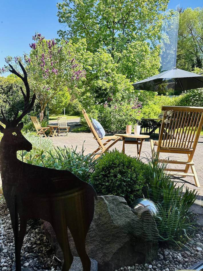 Ferienwohnung für 2 Personen, mit Garten und Ausblick in Hilders - 3