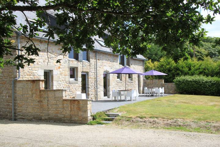 Appartement de vacances pour 6 personnes, avec jardin et terrasse à Fouesnant