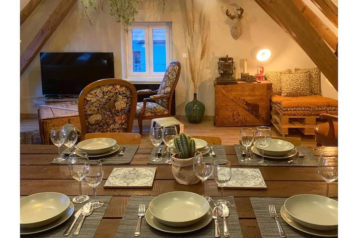 Gîte pour 6 personnes, avec balcon dans Fessenheim-le-Bas