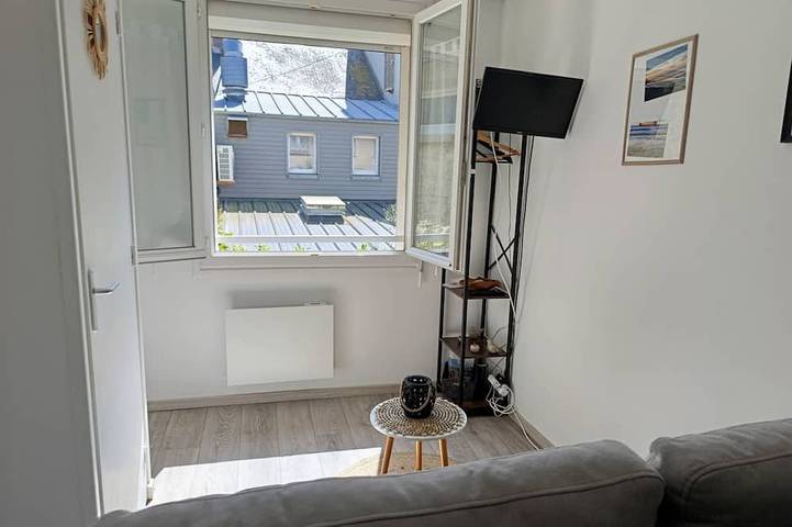 Ganze Wohnung, Le cocon de Neptune, studette just 20 m from the beach! in Arromanches-les-Bains, Bayeux und Umgebung