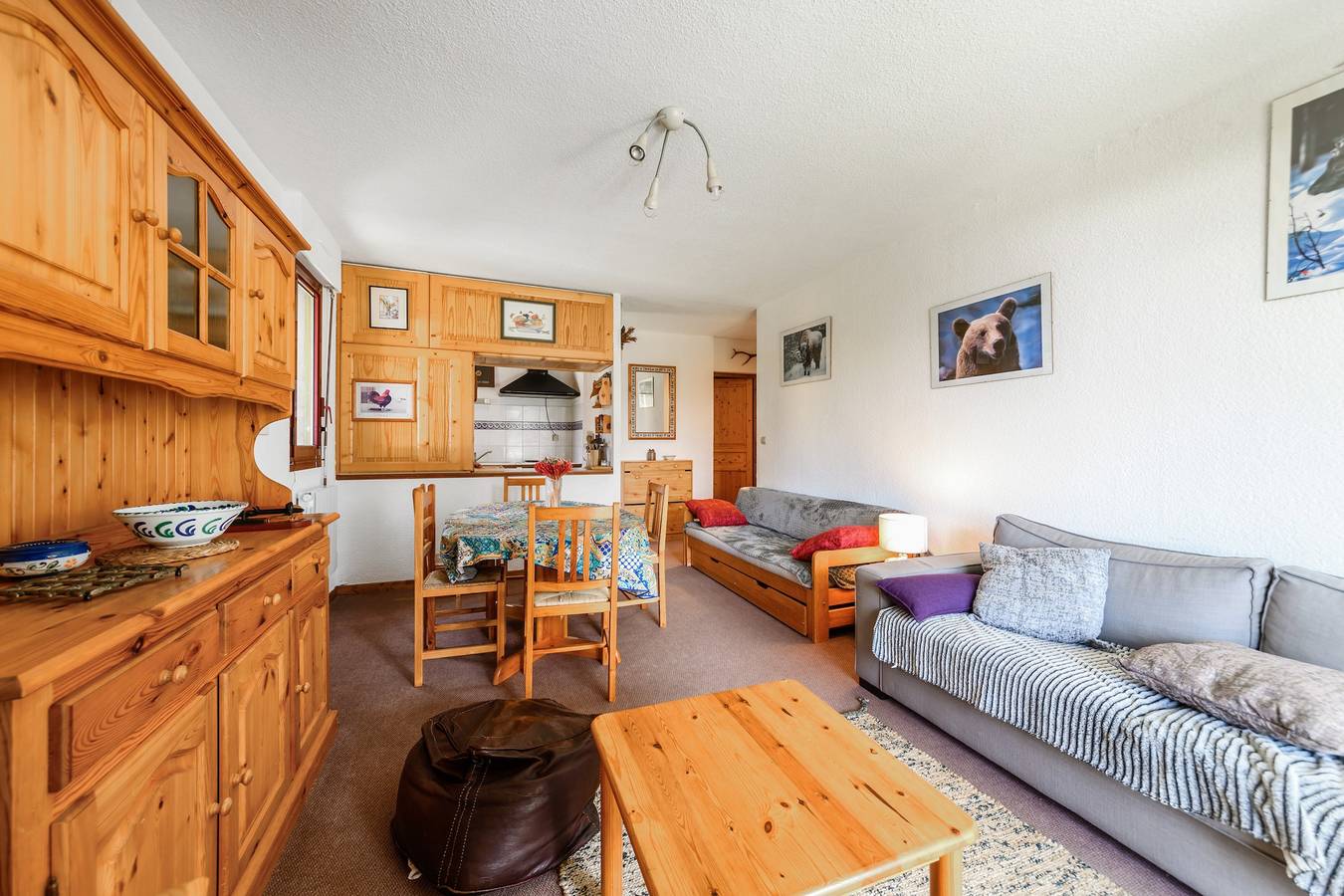 Apartamento entero, Apartamento montaña en Bolquère, 57m², vista montaña, balcón in Bolquère, Parque Natural Regional de los Pirineos Catalanes