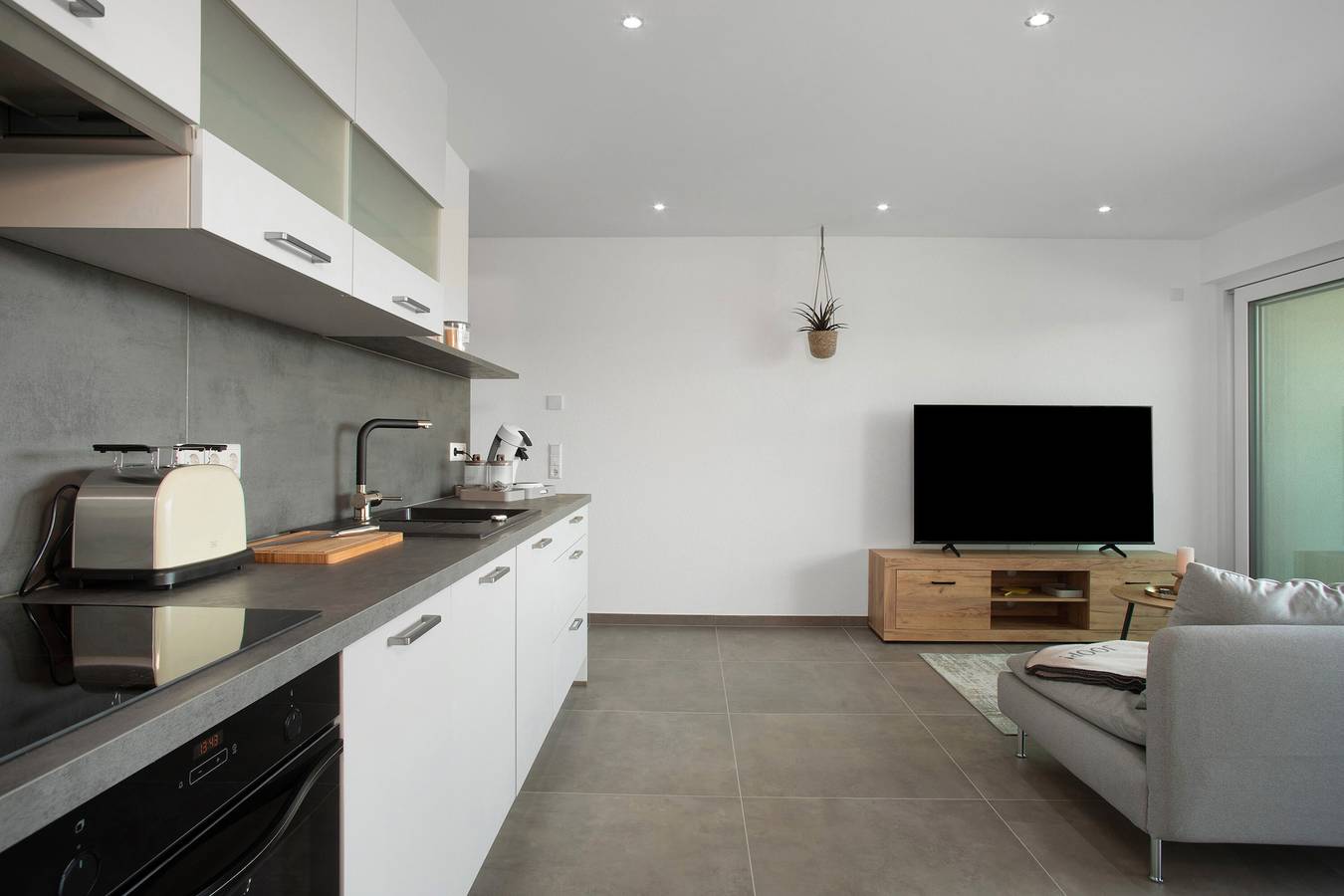 Appartement entier, Appartement 'Herzensprojekt' avec balcon et Wi-Fi in Pfullendorf, Region Bodensee-Oberschwaben