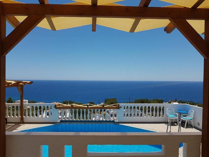 Ferienhaus für 6 Personen, mit Pool und Garten sowie Ausblick - 1