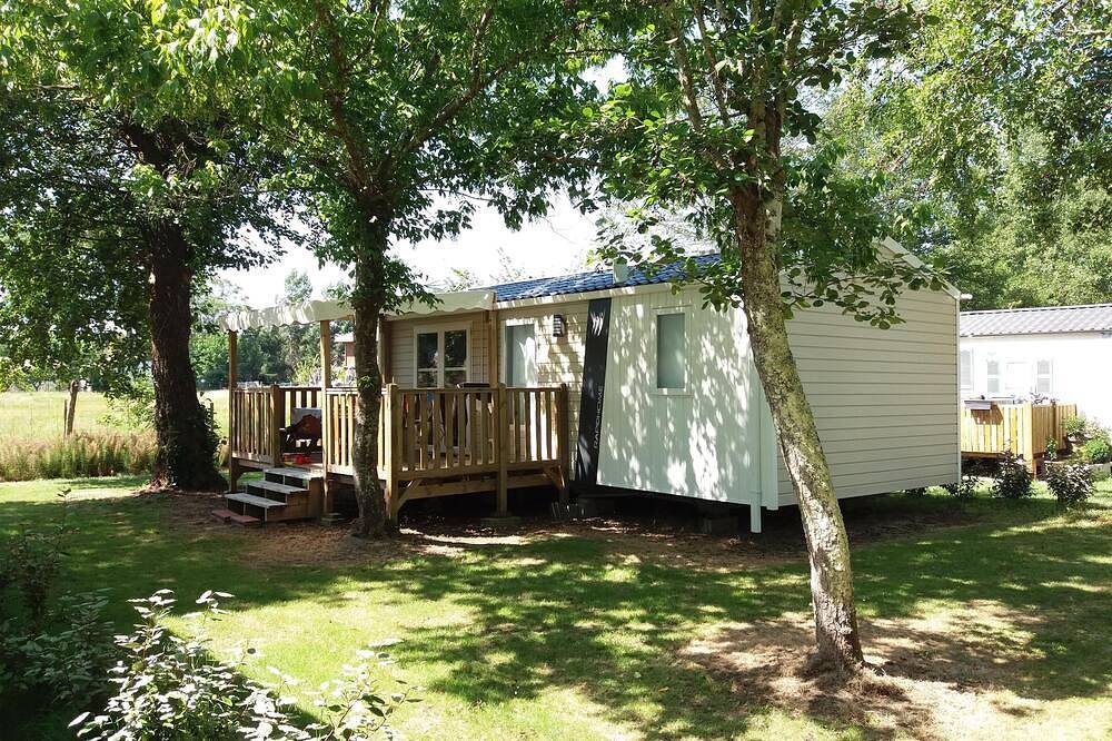 Air-conditioned mobile home near the ocean in Saint-Julien-en-Born, Côte d’Argent