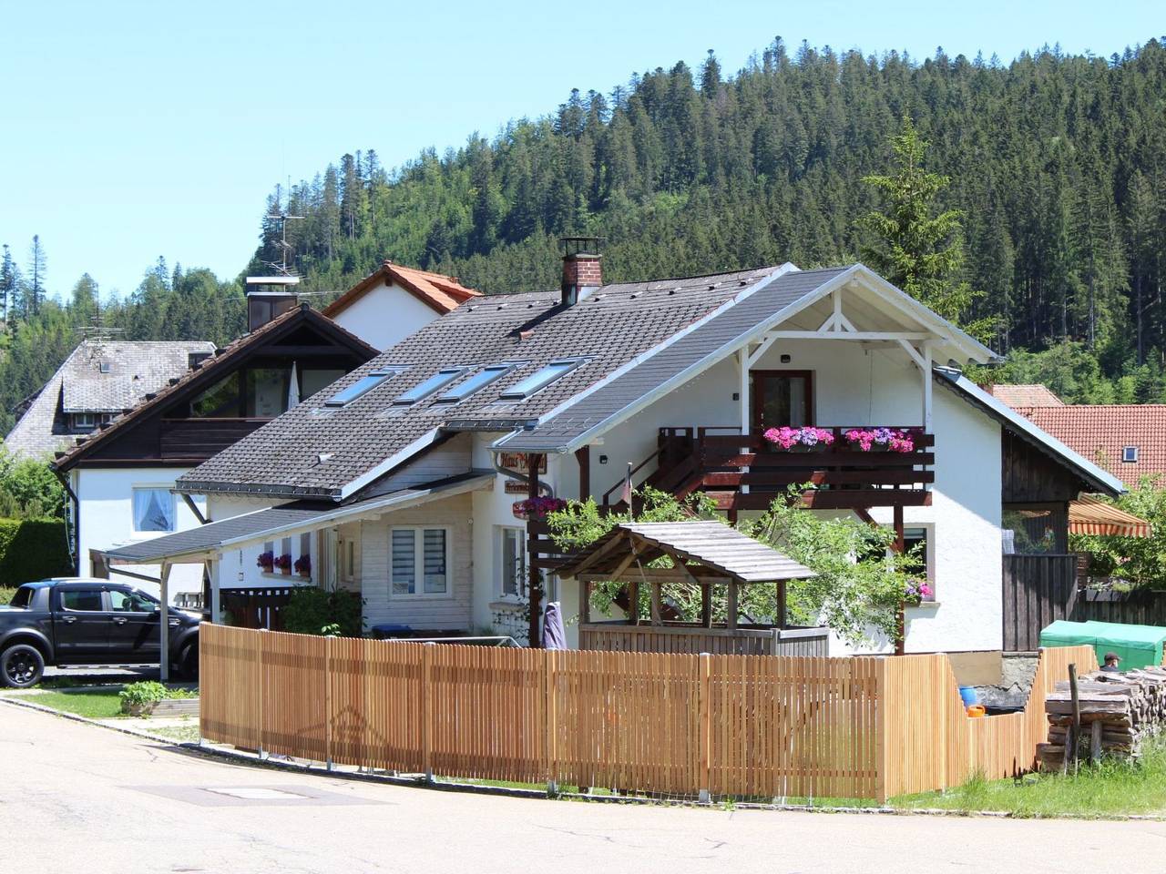 Ganze Wohnung, Haus Maria Hochschwarzwald, Garten umzäunt, Wald in St. Blasien, Südschwarzwald