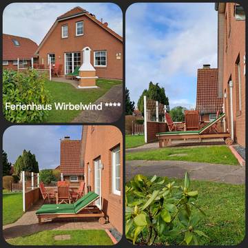 Ferienhaus für 7 Personen, mit Garten und Terrasse in Neßmersiel