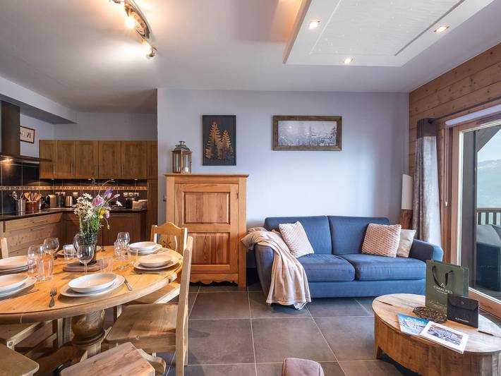 Ganze Wohnung, Schöne Wohnung in Bisanne 1500 mit Parkplatz für 6 Personen in Villard-sur-Doron, Albertville und Umgebung