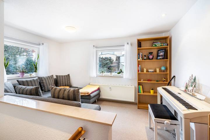 Apartamento de dos plantas 'Casita' con jardín compartido y Wi-Fi en Burgstädt in Burgstädt, Chemnitz (region)