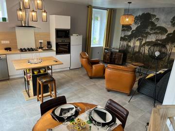 Gîte pour 4 personnes, avec terrasse à Le Vivier-sur-Mer