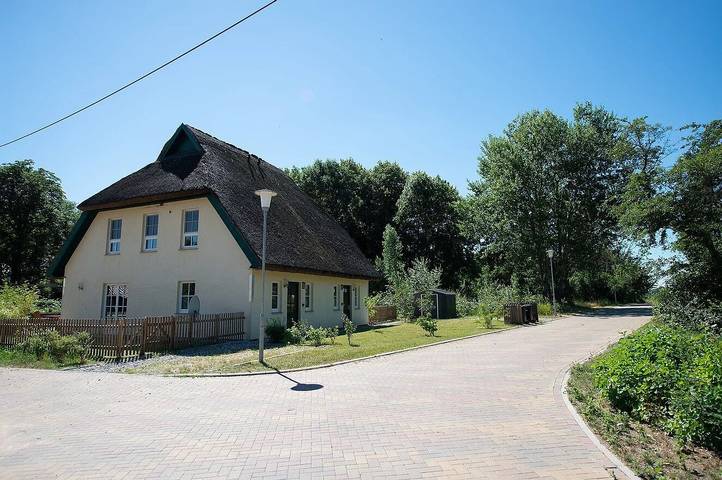 Ferienhaus für 4 Personen, mit Terrasse und Garten sowie Ausblick in Poseritz