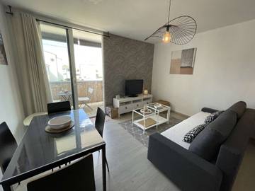 Gîte pour 4 personnes, avec balcon dans Plage des Becs