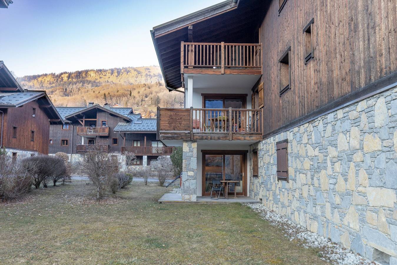 Appartement entier, Appartement 6 pers. centre Samoëns avec vue montagne, terrasse privée et jardin commun in Samoëns, Région de Bonneville