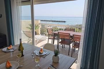Gîte pour 4 personnes, avec terrasse dans Plage du Môle
