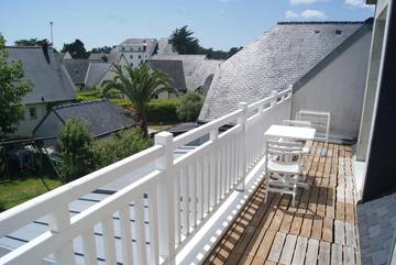 Gîte pour 2 personnes, avec balcon et vue dans Cap Coz