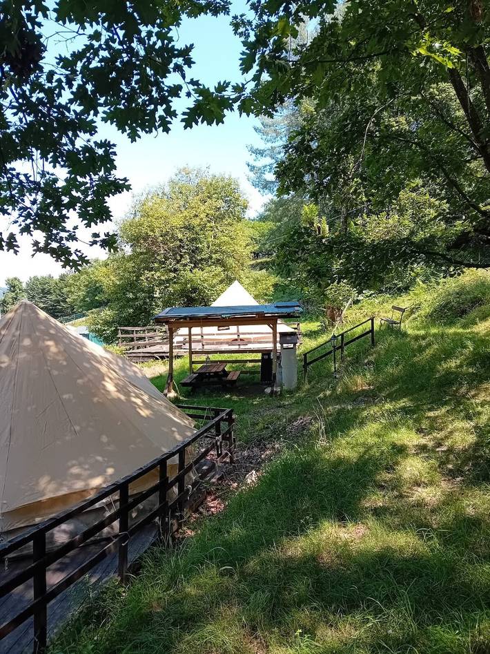 Camping pour 4 personnes, avec jardin dans Lombardie