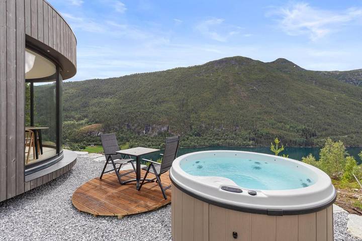 Bungalow für 2 Personen, mit Terrasse und Ausblick sowie Garten in Norwegen - 4