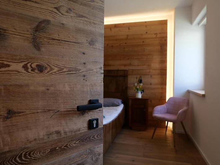 Pension voor 2 personen, met uitzicht en tuin in de Dolomieten