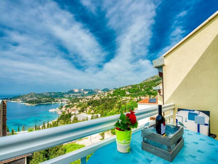 Holiday rental for 4 people, with Balcony/Terrace in Mlini