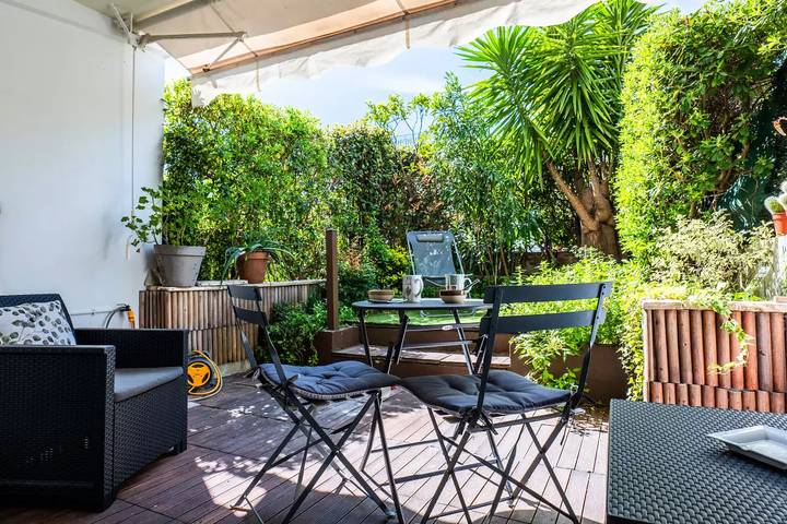 Appartement de vacances pour 2 personnes, avec jardin