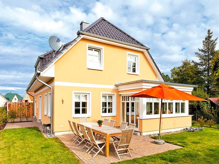 Ferienhaus für 10 Personen, mit Garten und Sauna sowie Terrasse, mit Haustier