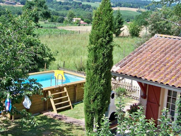 Location de vacances pour 6 personnes, avec piscine et jardin à Fargues (Aquitaine)