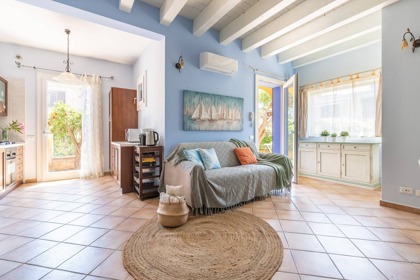 Vakantiehuis "Alloggio Poseidone" in het beschermde zeegebied met Wi-Fi in Crabonaxa/Villasimius, Villasimius