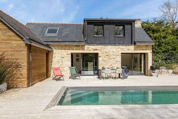 Gîte pour 6 personnes, avec jardin et terrasse, animaux acceptés à Clohars-Fouesnant