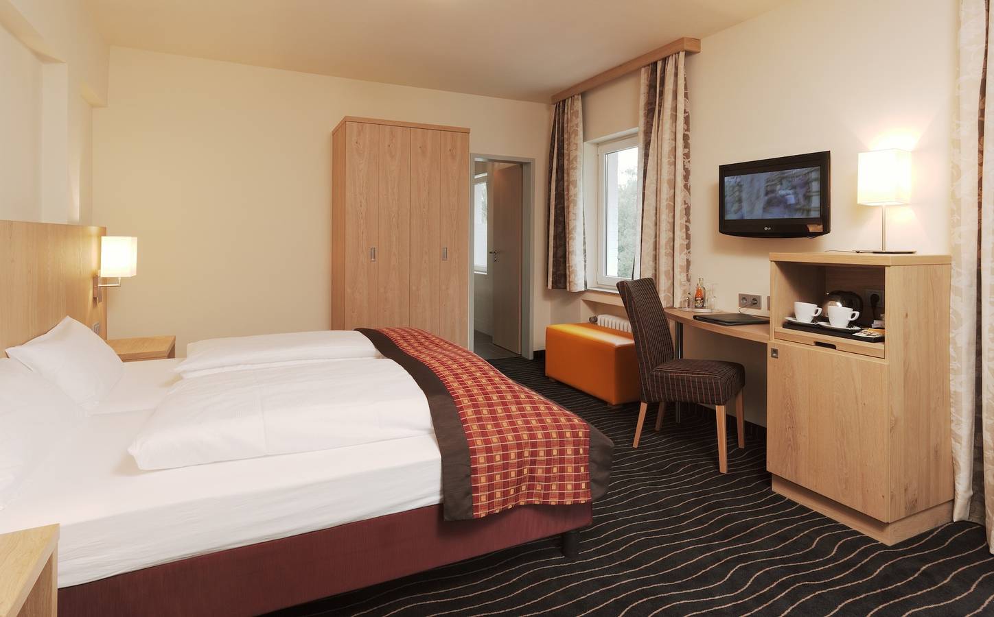 Berghotel Hohe Mark - Dreibettzimmer, Dusche/Wc in Reken, Münsterland