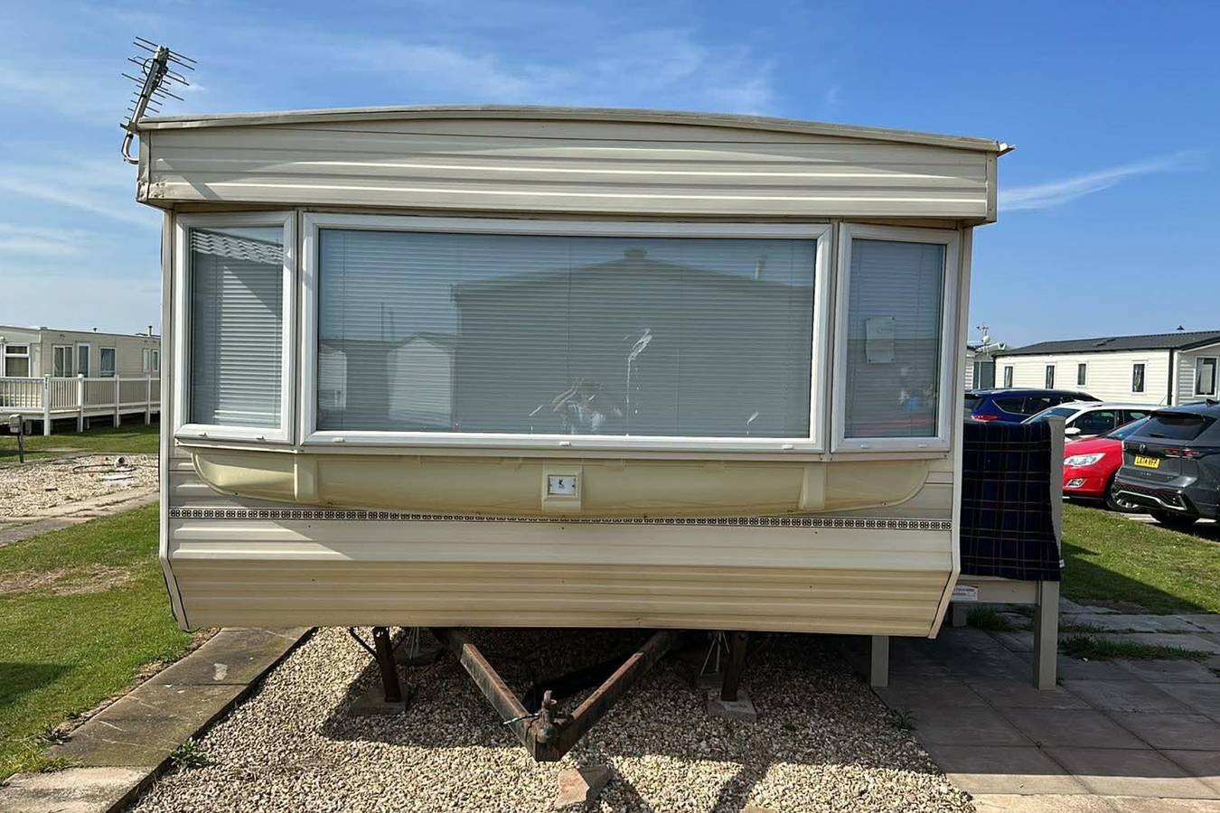 Caravan situated on Coastfields, Ingoldmells in Ingoldmells, Lincolnshire