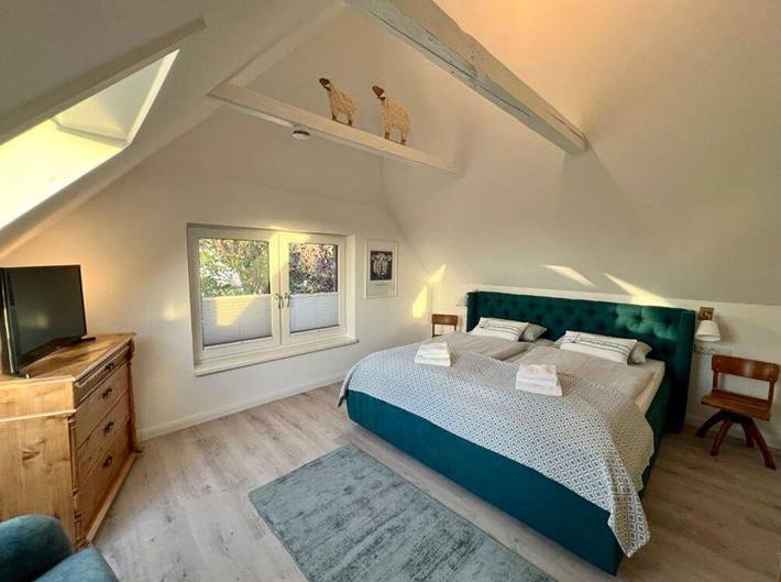 Ferienhaus für 6 Personen, mit Sauna und Terrasse sowie Garten und Ausblick, mit Haustier in Osterhever - 3