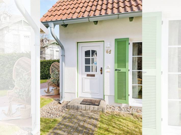 Ferienwohnung für 4 Personen, mit Garten und Terrasse, mit Haustier in Peenemünde