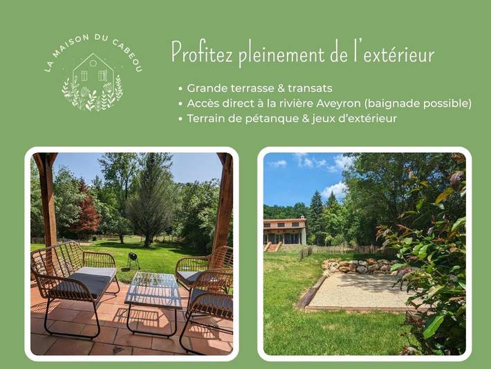 Location de vacances pour 5 personnes, avec jardin à Bruniquel - 3