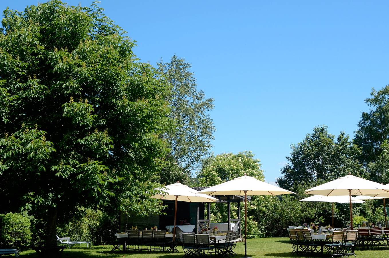 Matratzenlager 'Gelb' mit gemeinsamer Terrasse & Garten, Ohne Küche in Seeshaupt, Starnberger See