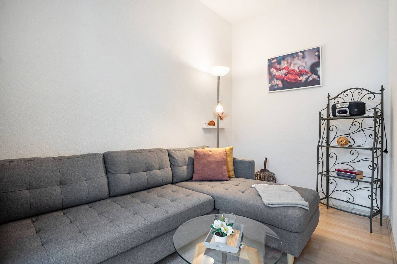Ferienwohnung 'Knappenstube 7' in einem Hotel mit Gemeinschaftsgarten, Balkon und Wi-Fi in Varchentin, Müritz