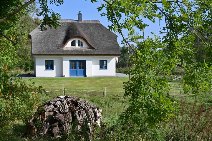 Ferienhaus für 6 Personen, mit Balkon und Garten sowie Sauna in Poseritz